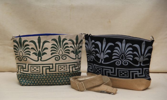 Screen Printed JuteCO Crossbody Bag-SB13 I